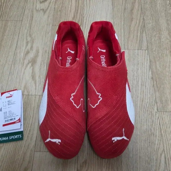 [BUNJANG] Puma Slipcat Sneakers - Red/Warm White (Size 265) / 265 푸마 슬립캣 - 레드:웜화이트