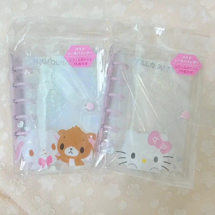 [BUNJANG] Sanrio Kitty Sugarbunnies Clear Seal Binder Diary / 산리오 키티 슈가바니즈 클리어 씰 바인더 다이어리