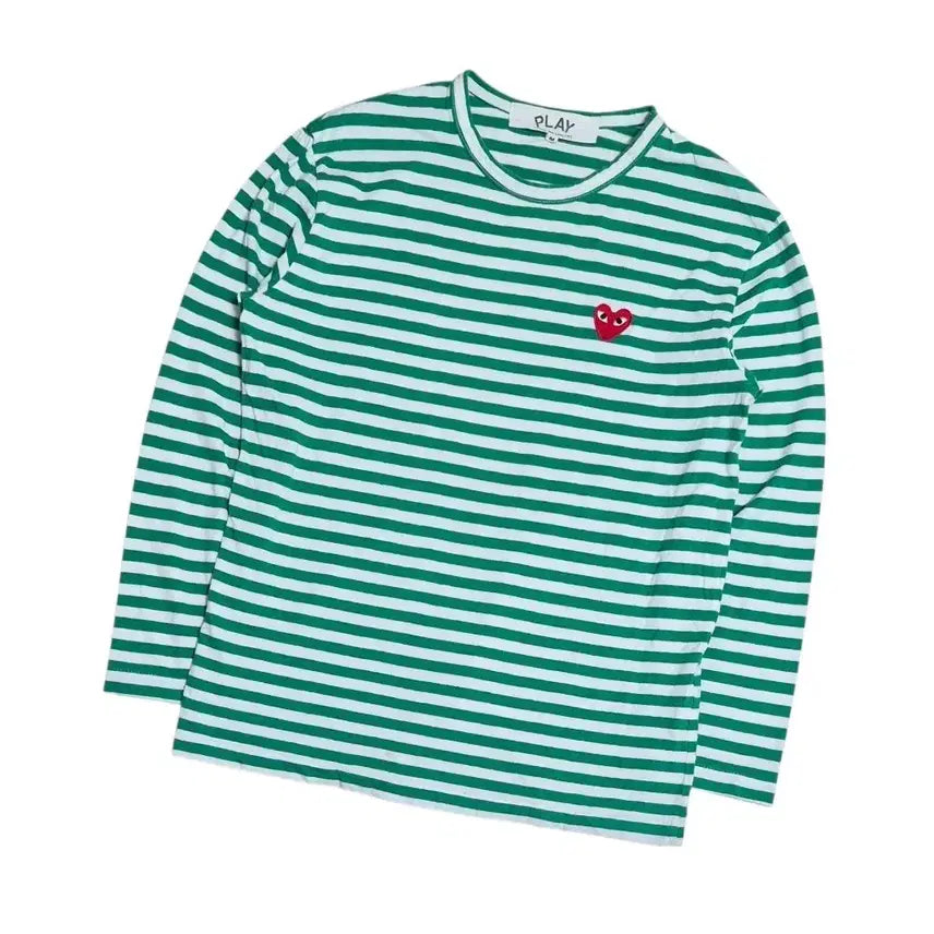 [BUNJANG] Comme des Garçons Striped Long Sleeve T-Shirt / 꼼데가르송 스트라이프 롱슬리브 긴팔티