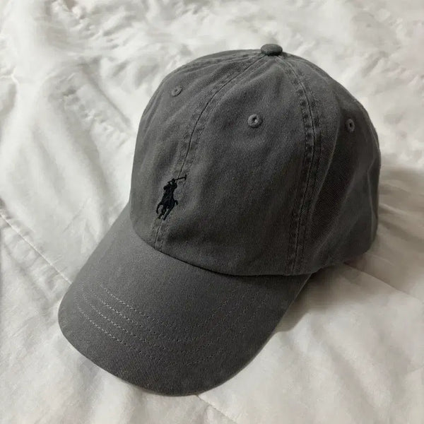 [BUNJANG] Polo Ralph Lauren Ball Cap Grey / 폴로 랄프로렌 볼캡 그레이
