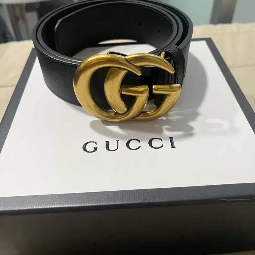 [BUNJANG] Gucci GG Marmont Belt / 구찌 GG 마몽 벨트 80 급처