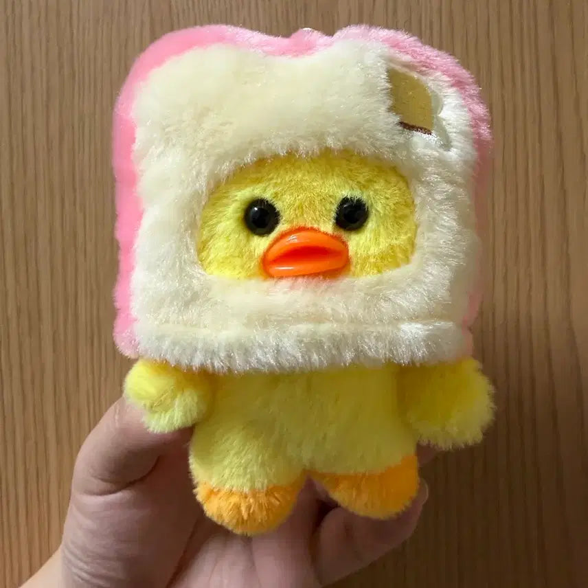 [BUNJANG] Toast Duck Plush Keychain / 식빵 오리 인형 키링
