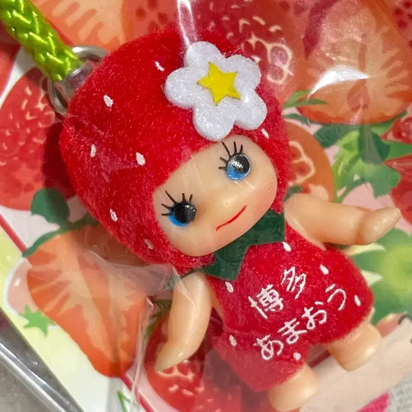 [BUNJANG] Strawberry Kewpie Keychain Fukuoka Limited Edition / 딸기 큐피 키홀더 후쿠오카 한정키링