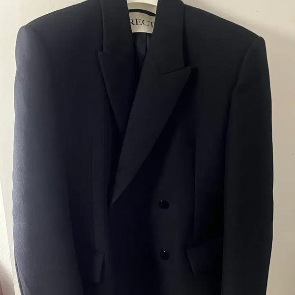[BUNJANG] RECTO 70s Hourglass Wool Tailor Jacket - Size S / 렉토 70S 아워글래스 울 테일러 자켓 S