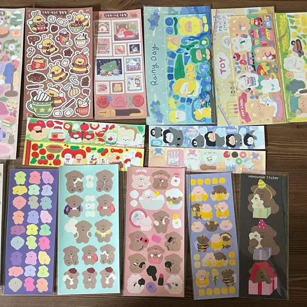 [BUNJANG] Seal Sticker Bundle Set / 씰스티커처분일괄12