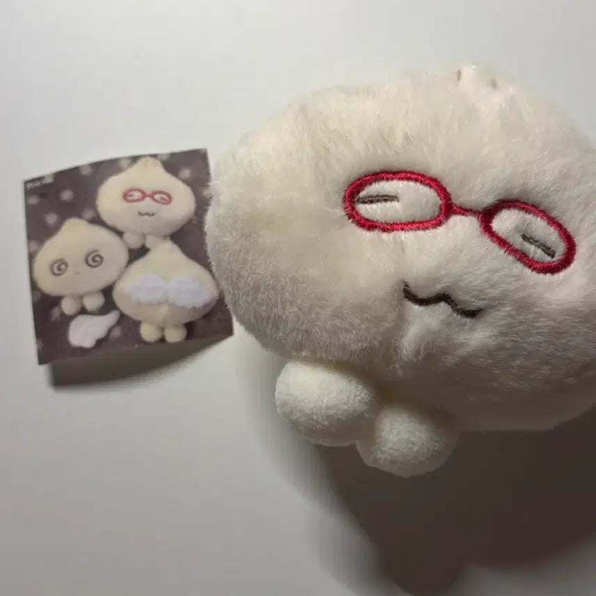 [BUNJANG] Pingru 'Glasses Mandu' Doll Keychain / 핑루 바보 안경만두 인형 키링