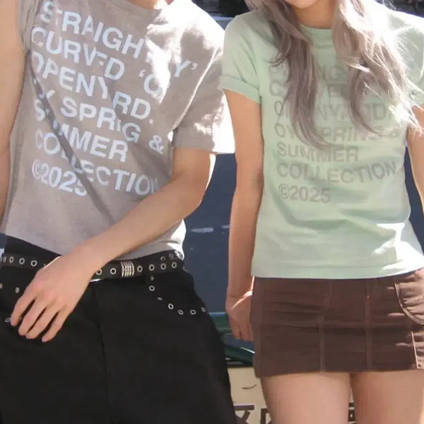 [BUNJANG] OY BOLD LETTERS TEE - MINT S Size / OY 오와이) BOLD LETTERS TEE - MINT s size