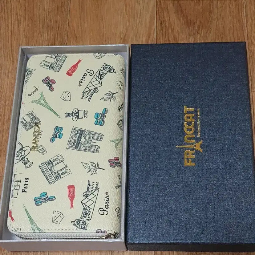 [BUNJANG] FrancFanc Paris Pattern Wallet / (새상품) 프랑캣 파리 패턴 지갑