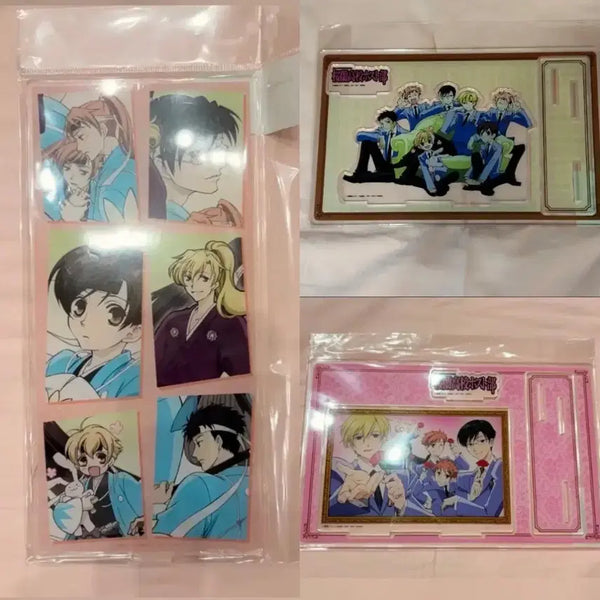 [BUNJANG] Ouran High School Host Club Big Acrylic Stand Diorama Set / (3종 일괄 ) 오란고교 호스트부 사교클럽 빅 BIG 아크릴 스탠드 디오라마