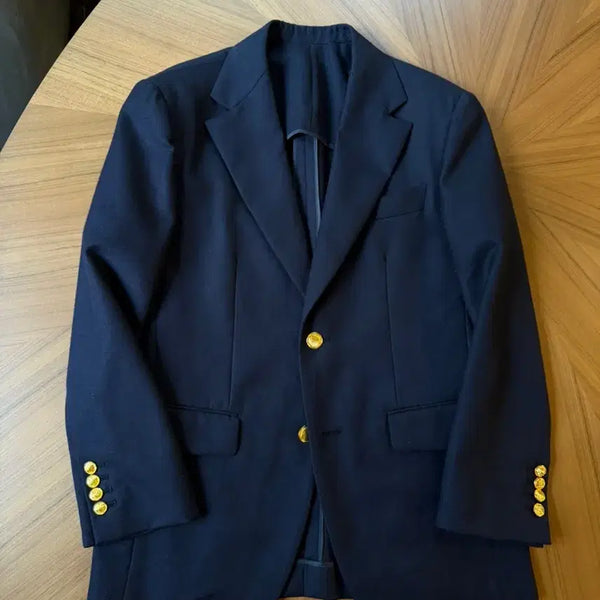 [BUNJANG] Vintage Navy Blazer Men's 95-100 / VTG 네이비 금장 블레이저 남성95-100