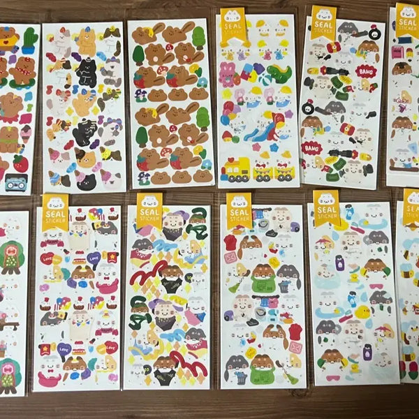[BUNJANG] Seal Sticker Set / 씰스티커처분 13