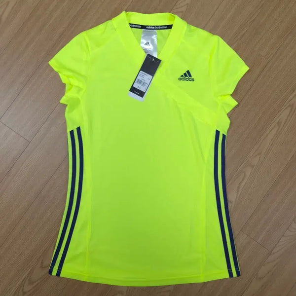 [BUNJANG] Adidas Badminton Women's Performance Short Sleeve T-Shirt L / 아디다스 배드민턴 기능성 여자 반팔 티셔츠 L
