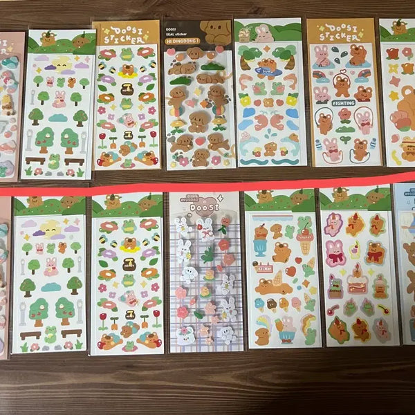 [BUNJANG] Seal Sticker Bundle Set / 씰스티커처분일괄 13
