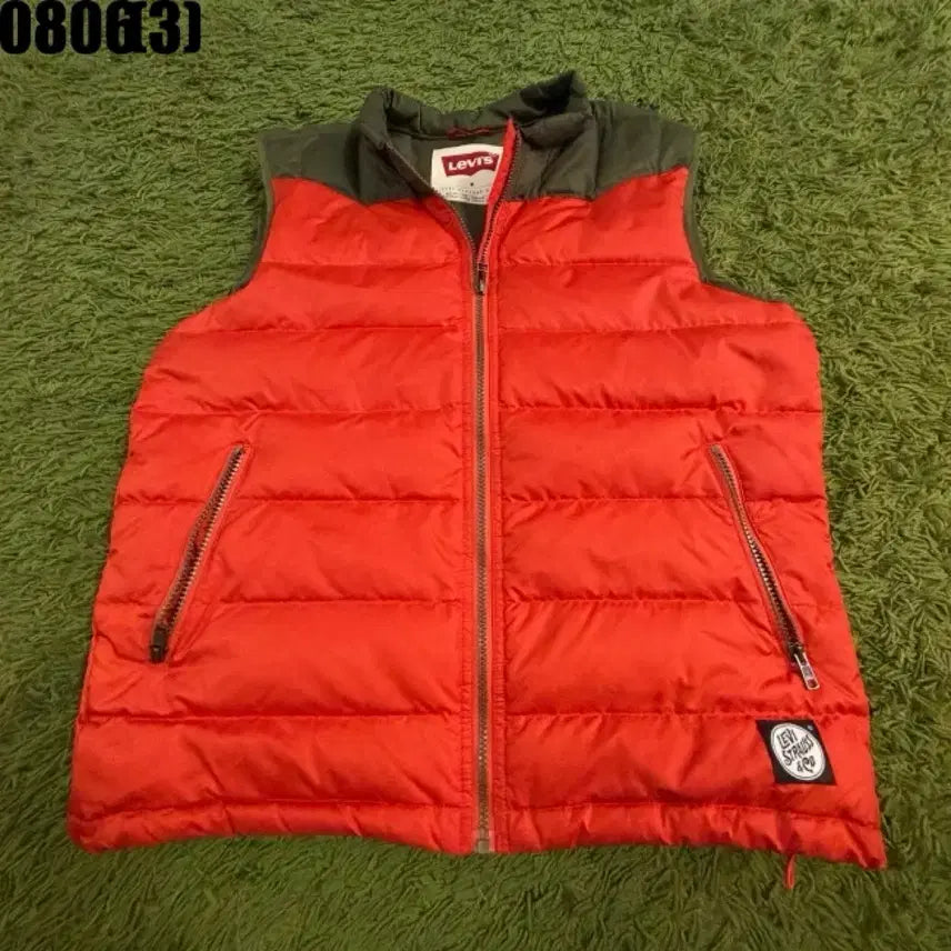 [BUNJANG] Levi's Lightweight Padded Vest Orange M / 리바이스 경량 패딩 조끼 오렌지 m 8/6