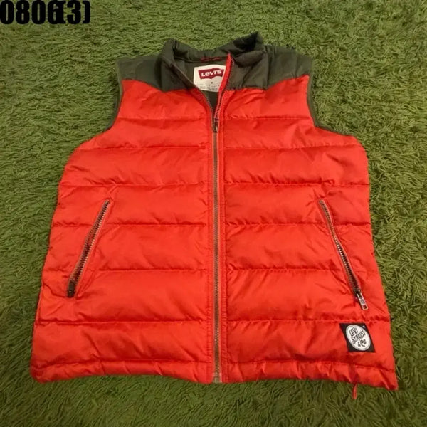 [BUNJANG] Levi's Lightweight Padded Vest Orange M / 리바이스 경량 패딩 조끼 오렌지 m 8/6