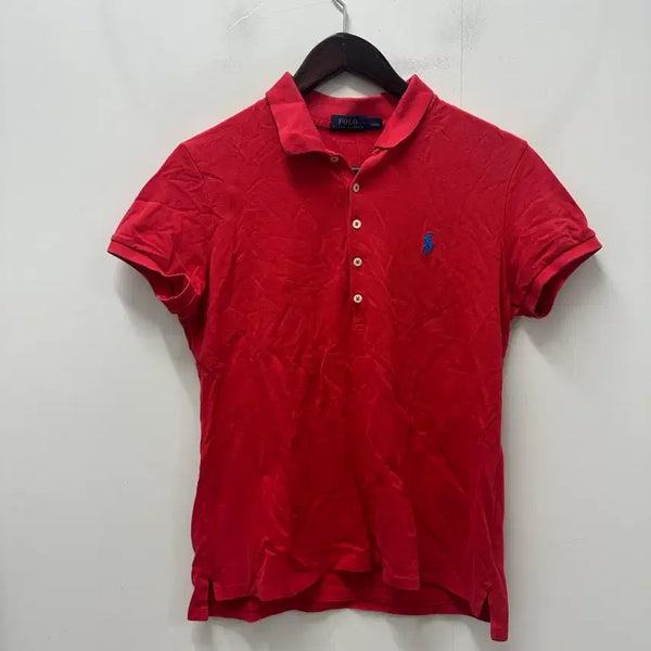 [BUNJANG] Polo Ralph Lauren Red Collared T-Shirt / [만원빈티지 최저가]폴로 랄프로렌 반팔 카라티 레드 100