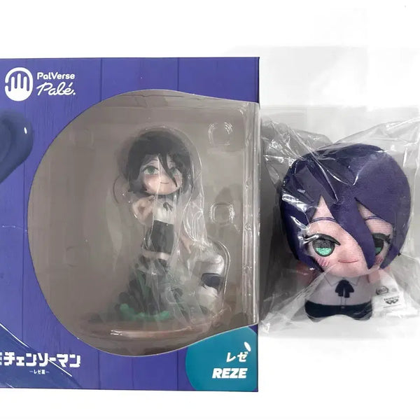 [BUNJANG] Chainsaw Man - The Flame Hashira & Chibi Nui Plush Bundle / 체인소맨 레제 팔버스,치비누이 총 2종 일괄.