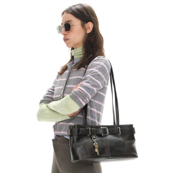 [BUNJANG] Osoi Brocle Shoulder Bag Stain Brown / 오소이 숄더 브로클 스테인 브라운