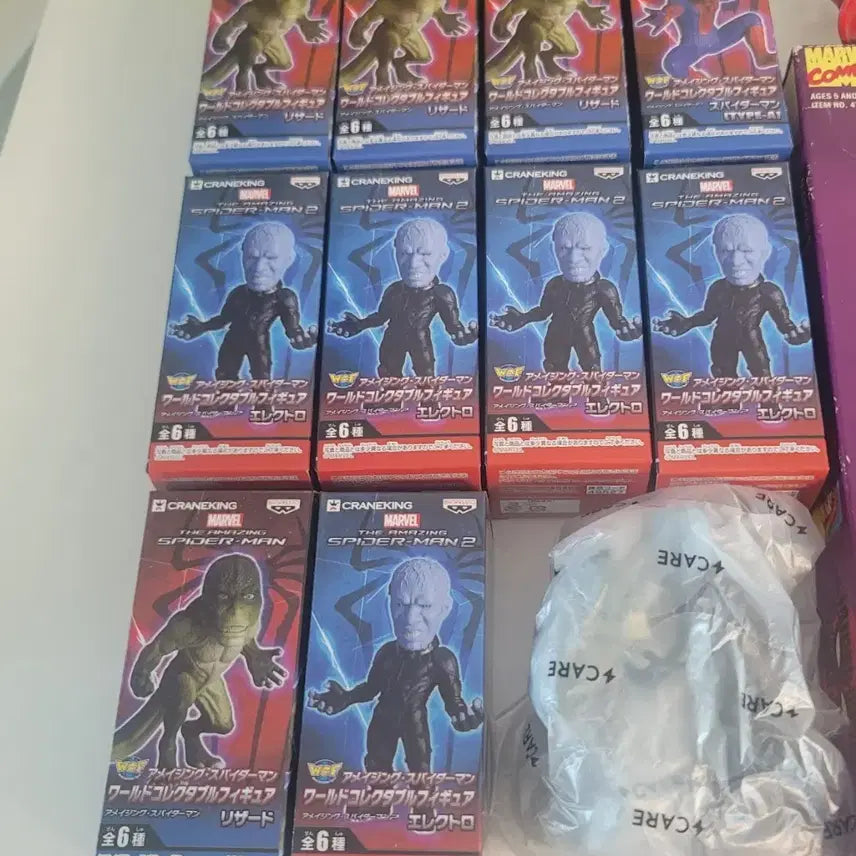 [BUNJANG] Banpresto Marvel Spider-Man World Collectable Figure Lizard/Electro / 반프레스토 마블 스파이더맨 월드 콜렉터블 피규어 리자드/일렉트로