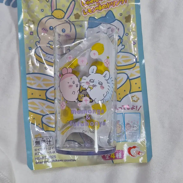 [BUNJANG] Chiikawa Momonga & Kani Cup Kuze Lemon Kit / 먼작귀 레본 슈와 쥬스 키트 치이카와 모몽가 카니 컵 쿠지 일본