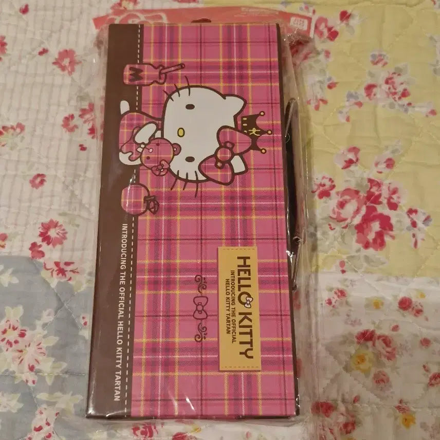 [BUNJANG] Sanrio Vintage Kitty Check Pencil Case / 8/13(미개봉)2014년 고전 키티 체크 지함 필통