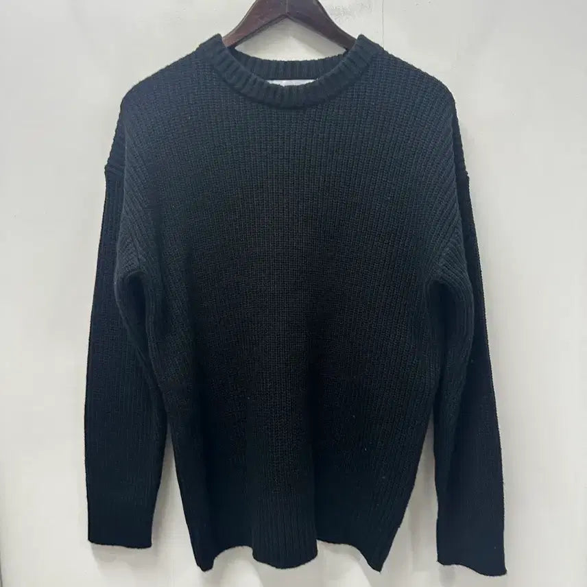 [BUNJANG] Blond Nine Black Round Neck Knit Size 90 / [만원빈티지 최저가]블론드나인 블랙 라운드넥 니트 90