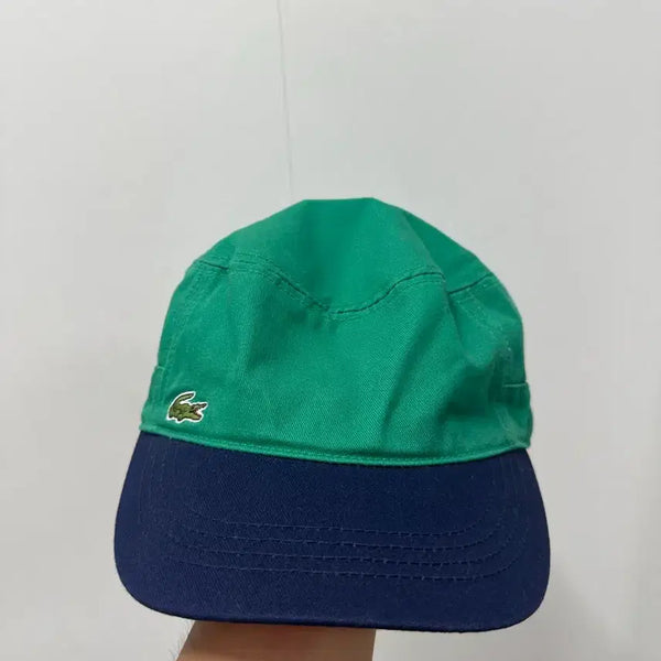 [BUNJANG] Lacoste Cotton Twill Ball Cap (Green/Navy) / [만원빈티지 최저가]라코스테 볼캡 그린/네이비