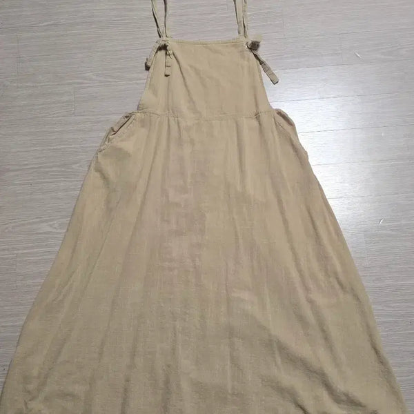 [BUNJANG] CREATORE Strap Bustier Long Dress / 끄레아또레 끈 나시 스트랩 멜빵 롱 원피스 CREATORE 뷔스티에