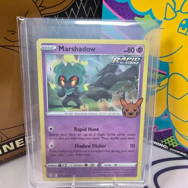 [BUNJANG] Pokemon Card Marshadow 080/203 English Edition Trick or Trade Halloween Stamp / 포켓몬카드 마샤도 080/203 영문판 트릭 오어 트레이드 할로윈 스탬프