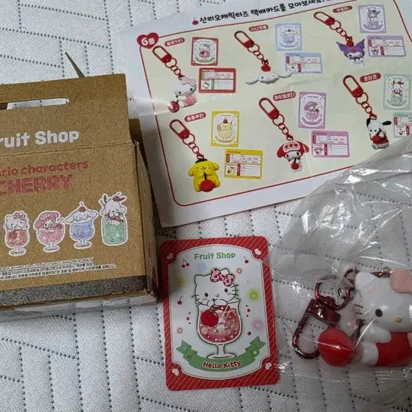 [BUNJANG] Sanrio Cherry Figure Keyring (Hello Kitty) / 산리오 과일가게 체리 피규어 키링 헬로키티