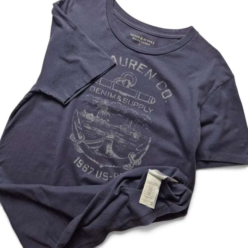 [BUNJANG] Denim & Supply Graphic T-Shirt (Size S) / [3일간 20%할인] [S] 데님앤서플라이 그래픽 티셔츠