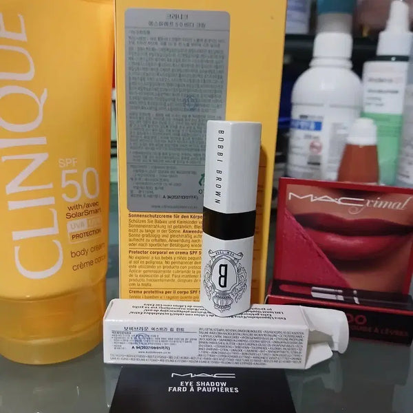 [BUNJANG] Bobbi Brown, Clinique, MAC Mini Lipstick & Eyeshadow Bundle / 바비브라운립틴트 크리니크썬바디크림 맥루비우미니립스틱 맥아이새도웨지 mac