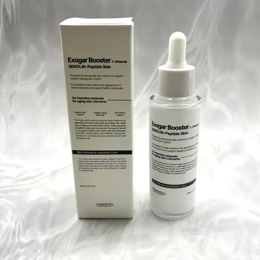 [BUNJANG] BEMONTEES Senolene Peptide Skin Booster Ampoule 60ml / 우체국당일발송 베몽테스 엑소가 세놀린 펩타이드 스킨 부스터 앰플 60ml 에스테틱 물광 미백 주름개선 탄력 안티에이징 앰플 에센스 세럼