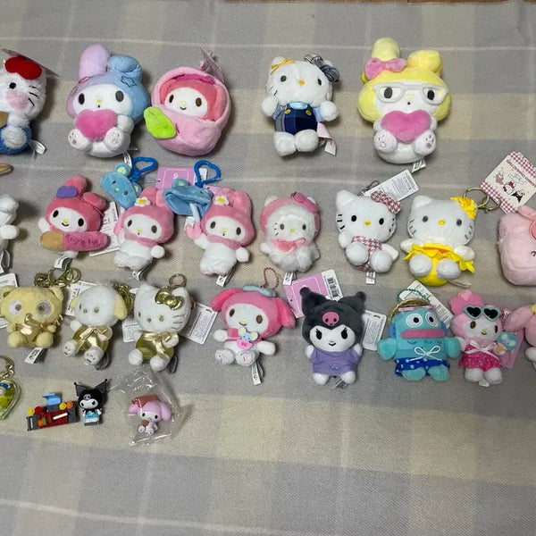 [BUNJANG] Sanrio Characters Plush Keyring Holder / 산리오 캐릭터 인형 키링