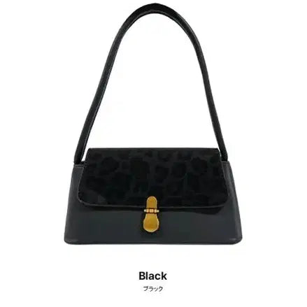 [BUNJANG] Leopard Print Mini Tote Bag / 새가방 모던한 레오파드 토트백 미니백 이스트웨스트백 호피 패턴 겨울 송치 패브릭 모리걸 빈티지 바게트백 클래식백 오피스룩 오피스백
