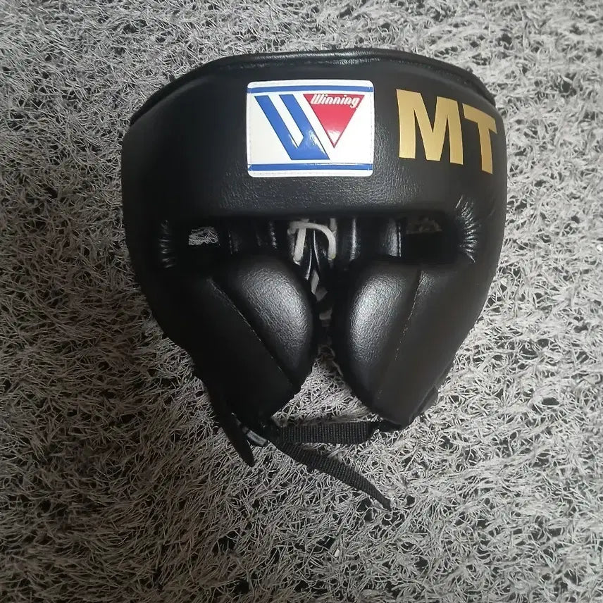 [BUNJANG] Winning Boxing Headgear - White, Size M / 위닝 복싱 헤드기어 T자 m사이즈