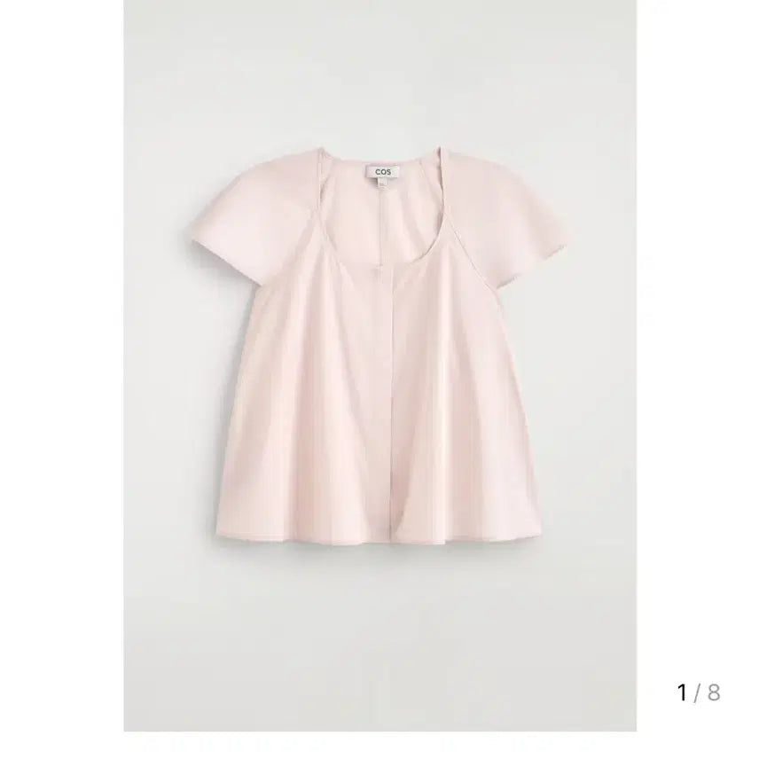 [BUNJANG] COS Fluted Sleeve Cotton Blouse / Cos 플루티드 슬리브 코튼 블라우스