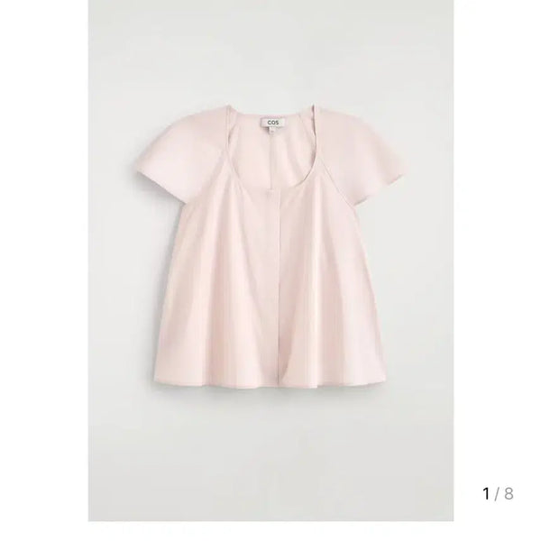 [BUNJANG] COS Fluted Sleeve Cotton Blouse / Cos 플루티드 슬리브 코튼 블라우스