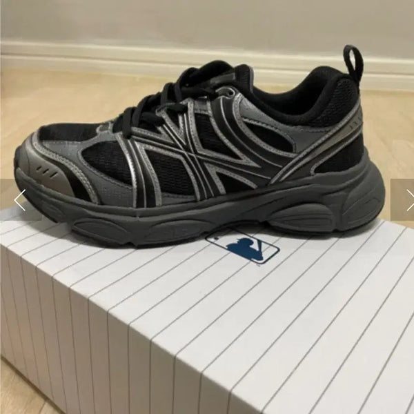 [BUNJANG] MLB Ace Runner Sneakers Black / mlb 에이스러너 운동화 완전새제품 저렴히판매해요!
