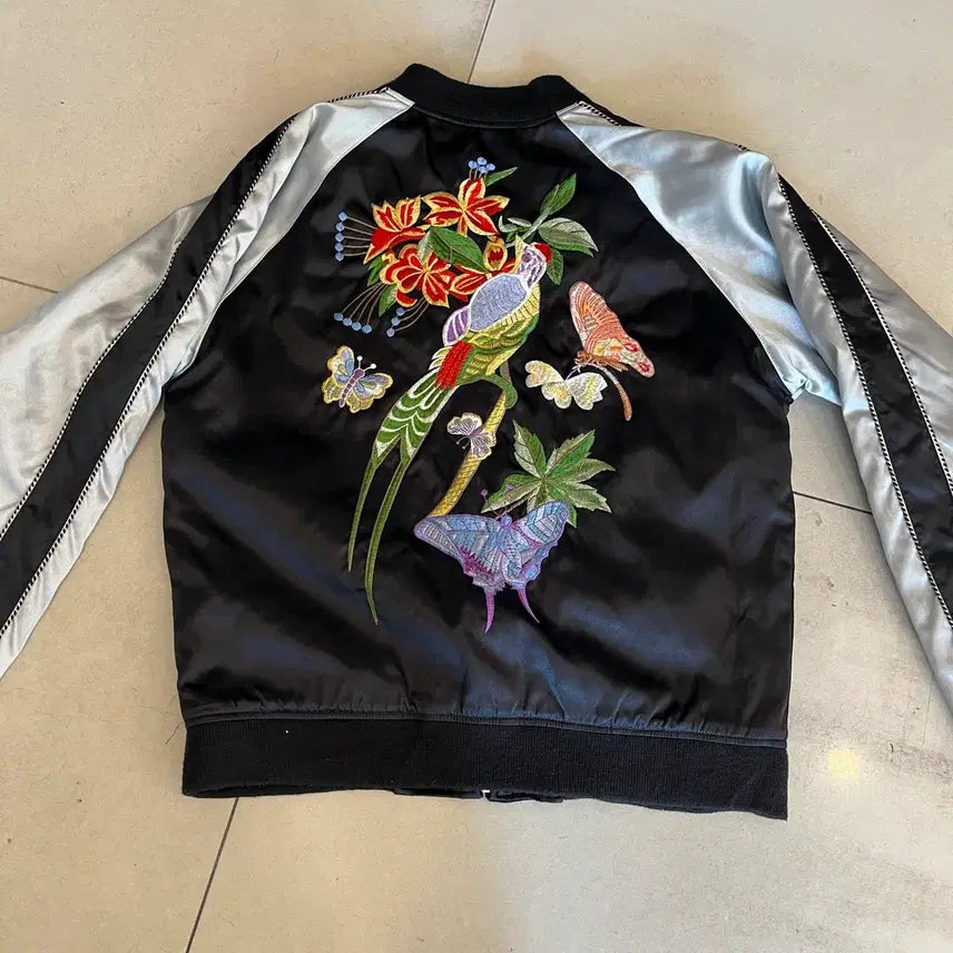 [BUNJANG] Vintage Japanese Embroidered Sukajan Jacket / 일본 빈티지 자수 스카잔 L/100
