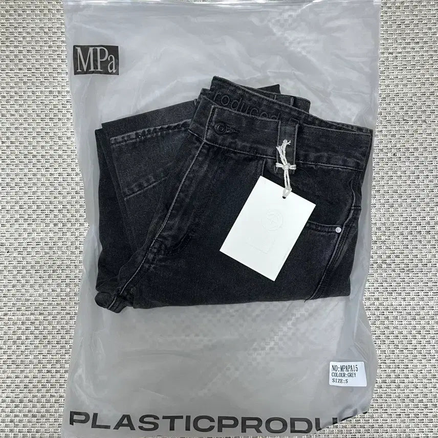 [BUNJANG] MPa DRIFT DENIM PANTS GREY / PLASTIC PRODUCT / MPa DRIFT DENIM PANTS