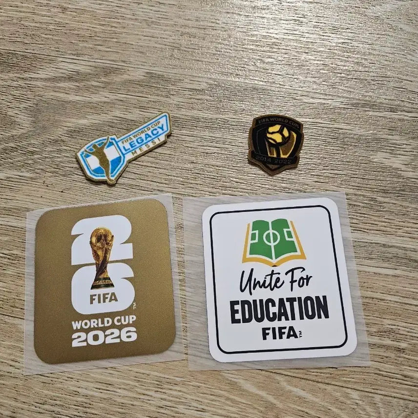 [BUNJANG] 2026 World Cup Legacy & Commemorative Patch Set (4 Pieces) / 2026 월드컵 유니폼 관련 패치 4개 세트