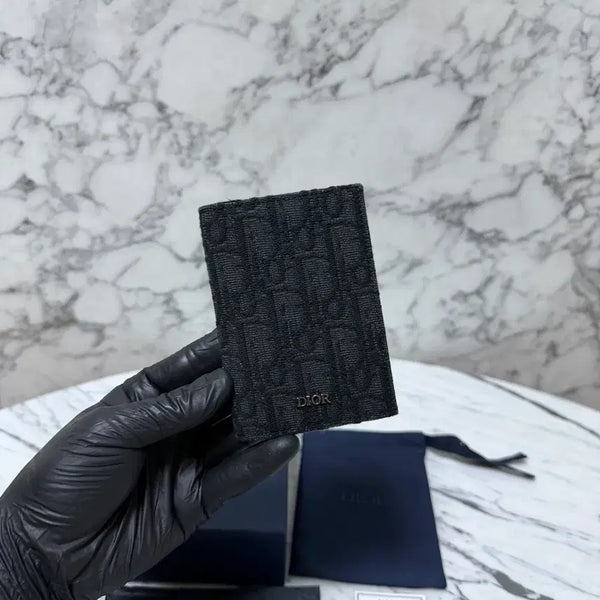 [BUNJANG] Dior Oblique Organizer Card Holder OS Black / { OS } 디올 오블리크 오거나이저 카드지갑