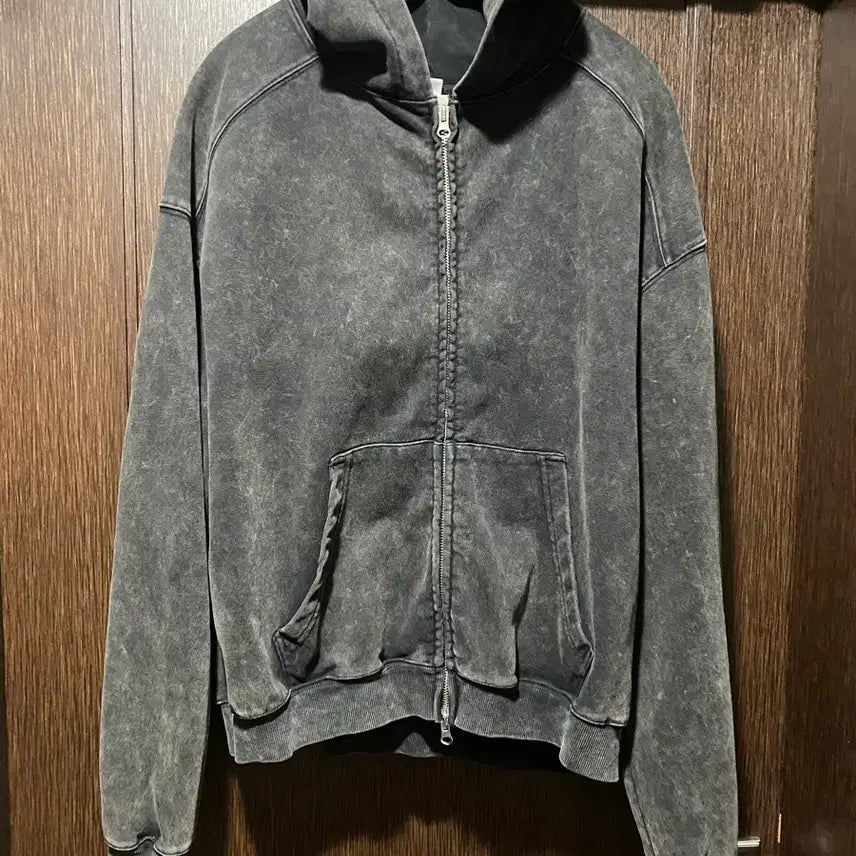 [BUNJANG] No Manual Washed Hoodie Zip-Up / 노메뉴얼 워시드 후드집업