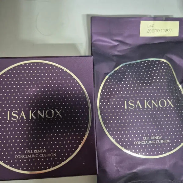 [BUNJANG] ISA KNOX Concealing Cushion SPF50+ PA+++ (21 Light Beige) - Set / 이자녹스 컨실링쿠션