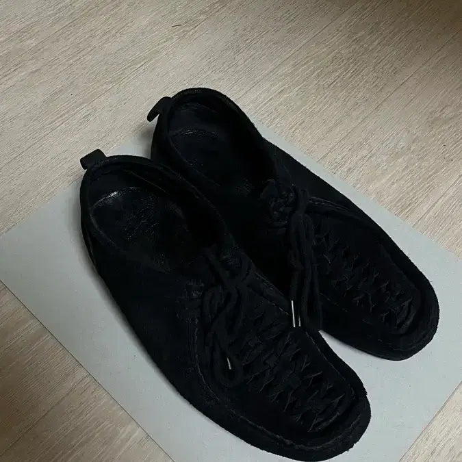 [BUNJANG] Polytu Rare Woven Wallabee Black / 폴리테루 우븐 왈라비 블랙 3사이즈 판매
