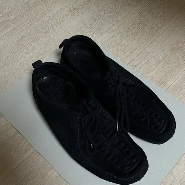[BUNJANG] Polytu Rare Woven Wallabee Black / 폴리테루 우븐 왈라비 블랙 3사이즈 판매