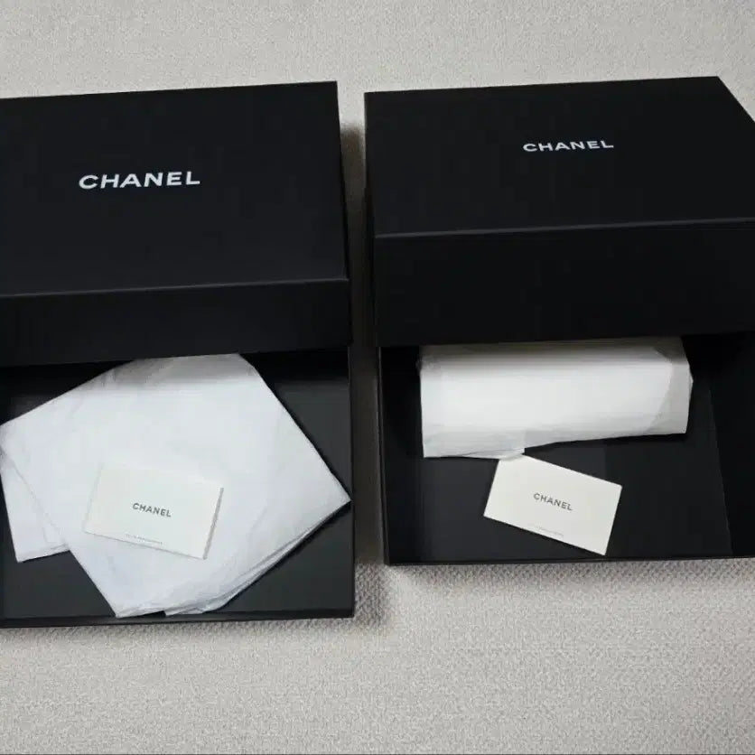 [BUNJANG] Chanel Bag Box Bundle Set (Used) / *2개 일괄 (하자)* 샤넬 가방박스 @ 샤넬박스