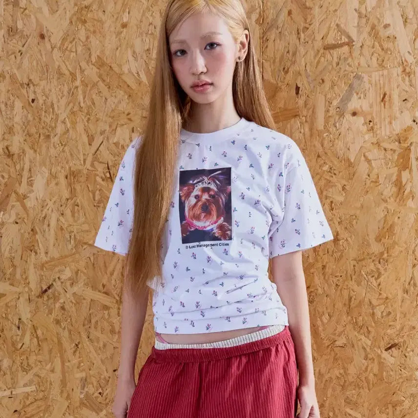[BUNJANG] LMC DDODDO Flower White T-Shirt / LMC 엘엠씨 DDODDO 또또 티 플라워 화이트