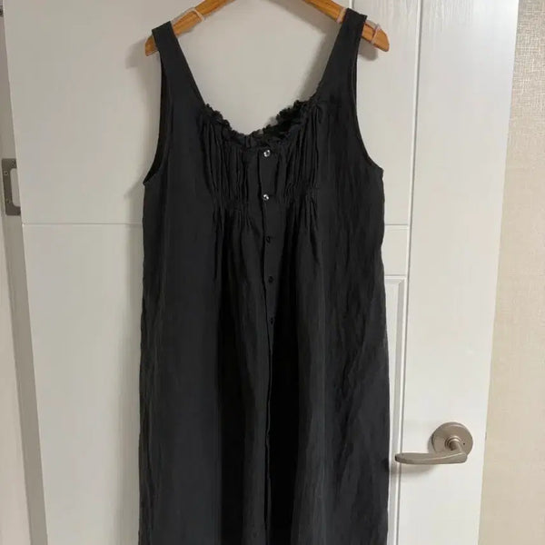 [BUNJANG] Vintage Sleeveless Summer Flare Dress / (일본 수입 빈티지)나시 원피스 마100 민소매 여름 기본 플레어